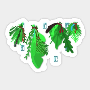 Boho Foliage Sticker